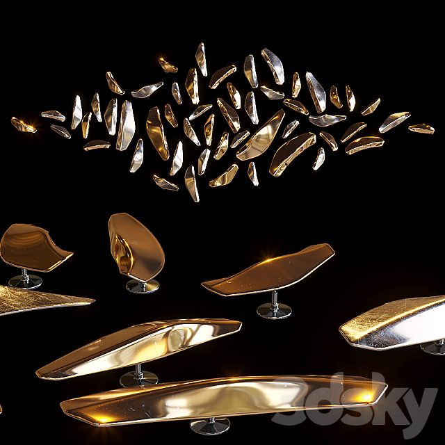 Droplight wall decor - Vargov Design