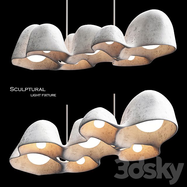 Sculptural Light Fixture