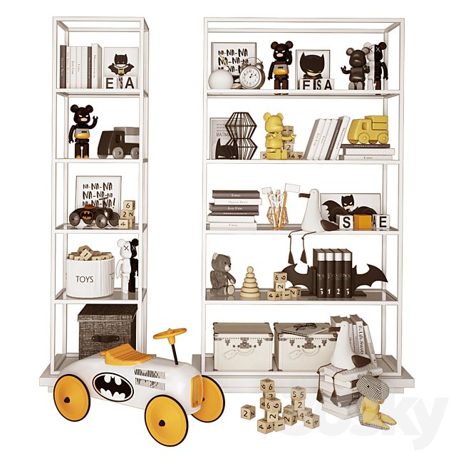 Racks with toys 3