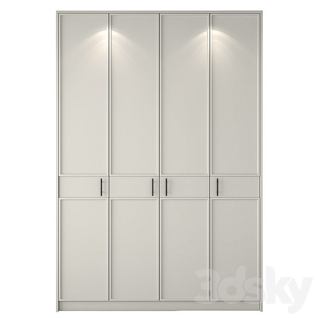 Horn's bedroom closet
