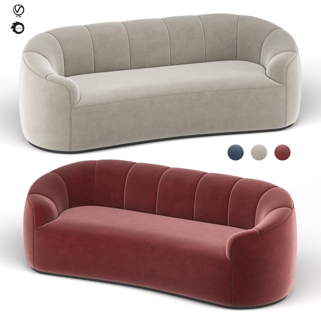 Rouelle Channel Sofa