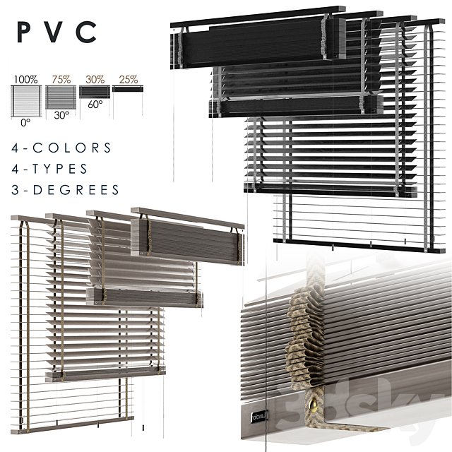 PVC Blind 1150 in 45 mm