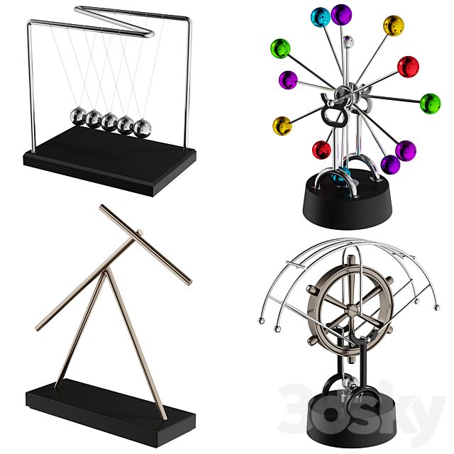 Anti-stress pendulum set 1