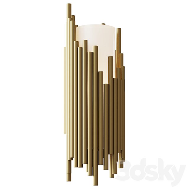 Sconce Bartoli antique brass finish Eichholtz