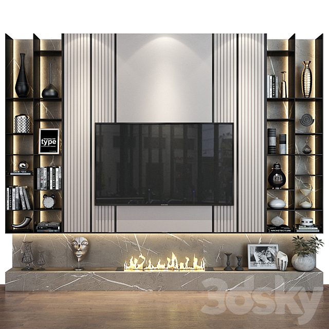 TV Wall set 210