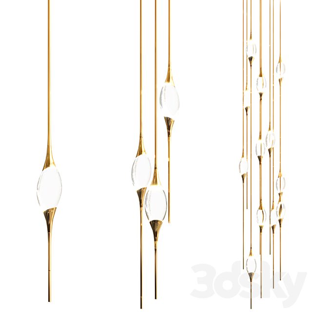 Pezzo round chandelier