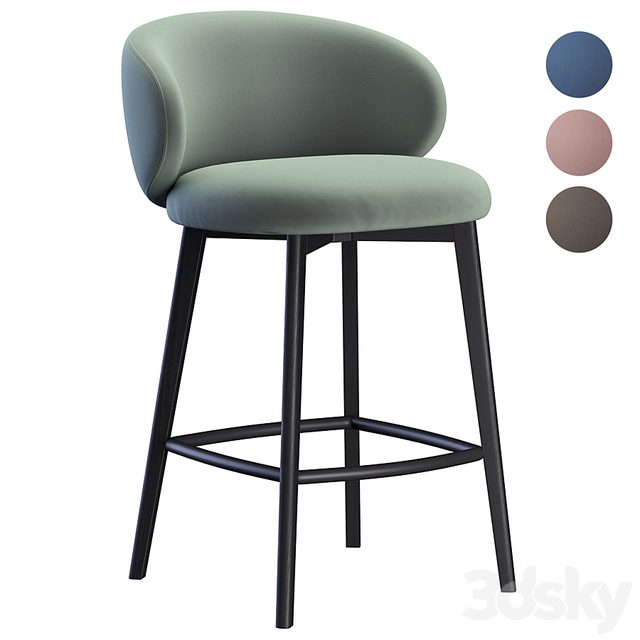 Bar stool Tuka Wood Cb