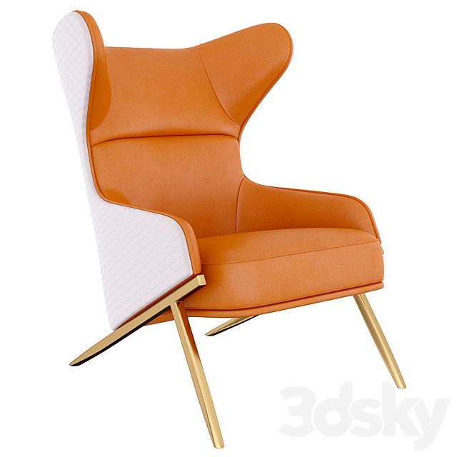 DON VITO ARMCHAIR ORANGE