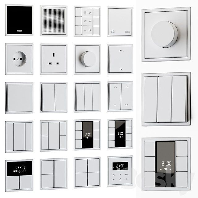 JUNG LS zero white