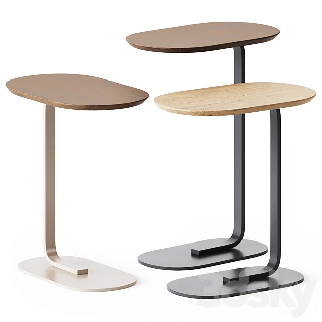 Wooden Relate Side Table by Muuto