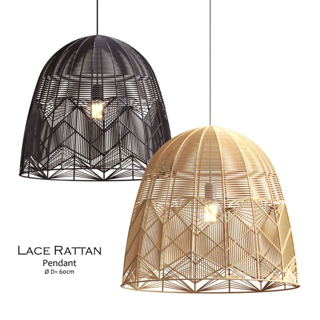 Lace Rattan Pendant