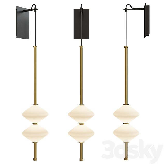 Gem 2 led wall sconce