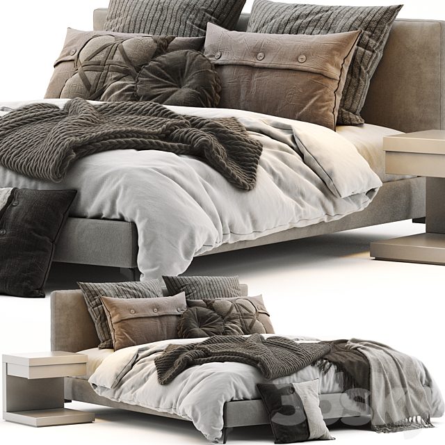Meridiani Stone Up Bed