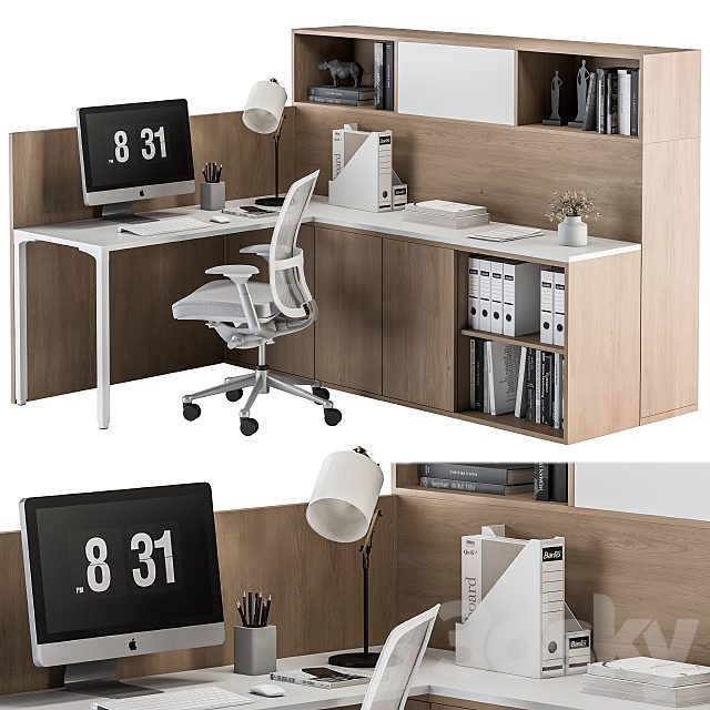 Office Furniture - employee Set 44