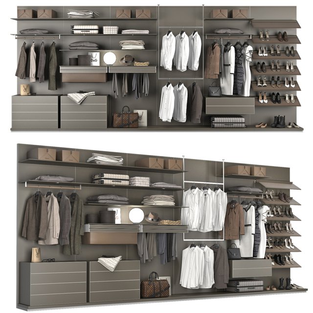 Rimadesio Abacus Walk-in Closet 1