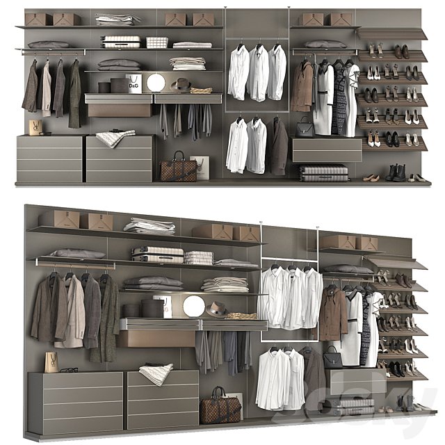 Rimadesio Abacus Walk-in Closet 1