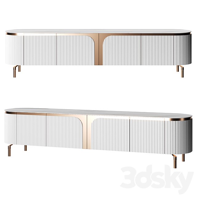 TV Stand Purple Leaf 35933-29