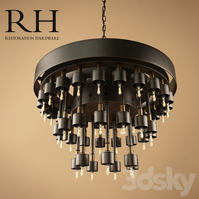 COSMOS 3-RING CHANDELIER