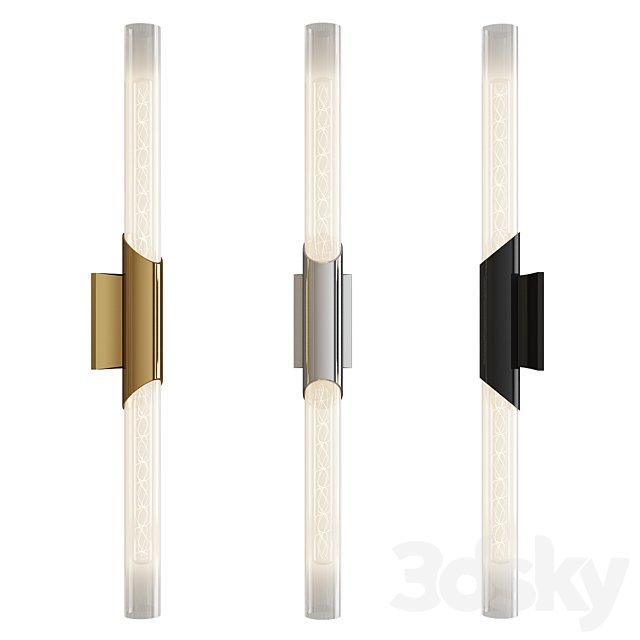 Pylon led double wall sconce