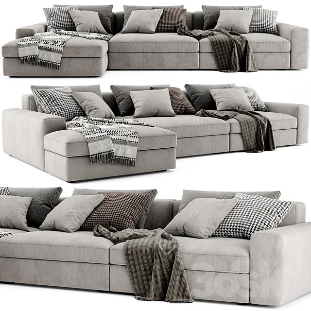 Poliform Dune Chaise Longue Sofa 2