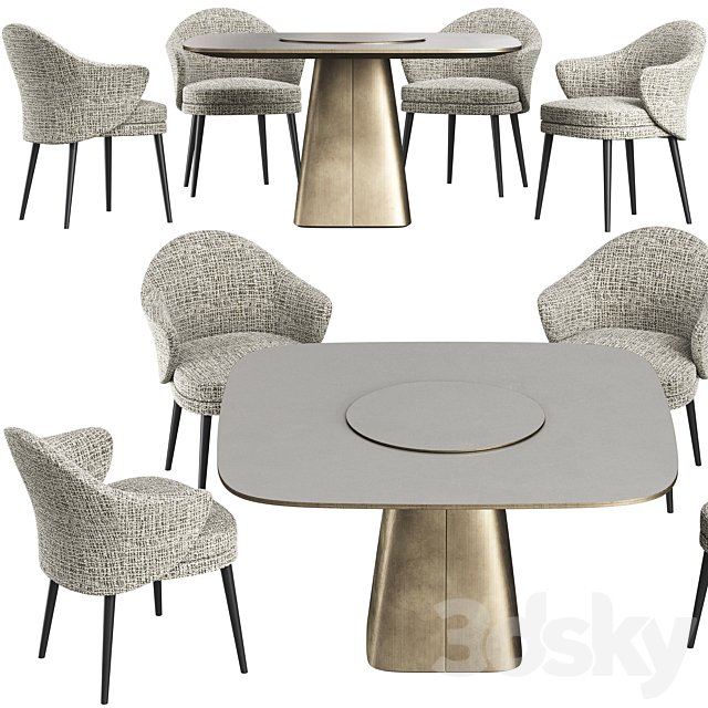 Dining table Wooddi Kahli and chair Lavsit Andy