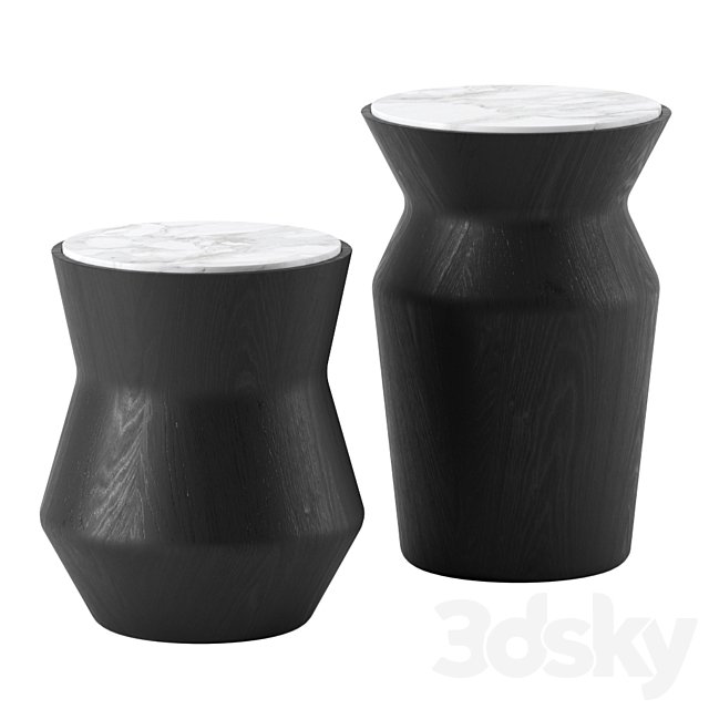 DAMA side tables by Gallotti & Radice