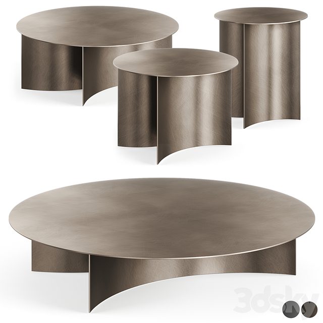 Flou Pierre 2021 Brush Oxide Coffee Table