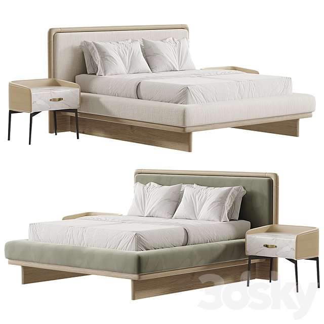 Double bed Moss