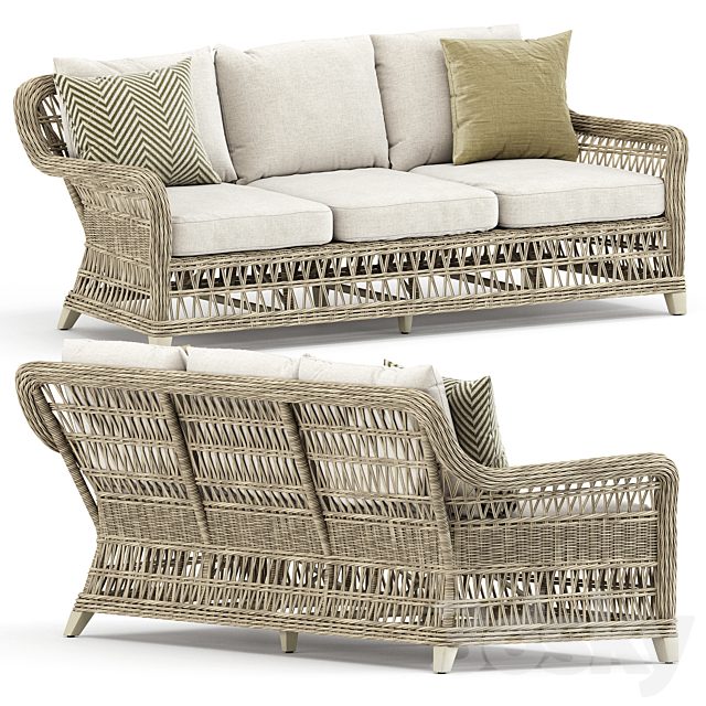Arbor sofa 3 seat by Janus et Cie