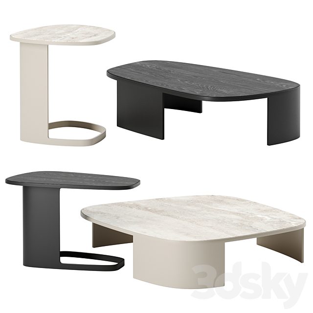 Koishi coffee tables by Poliform