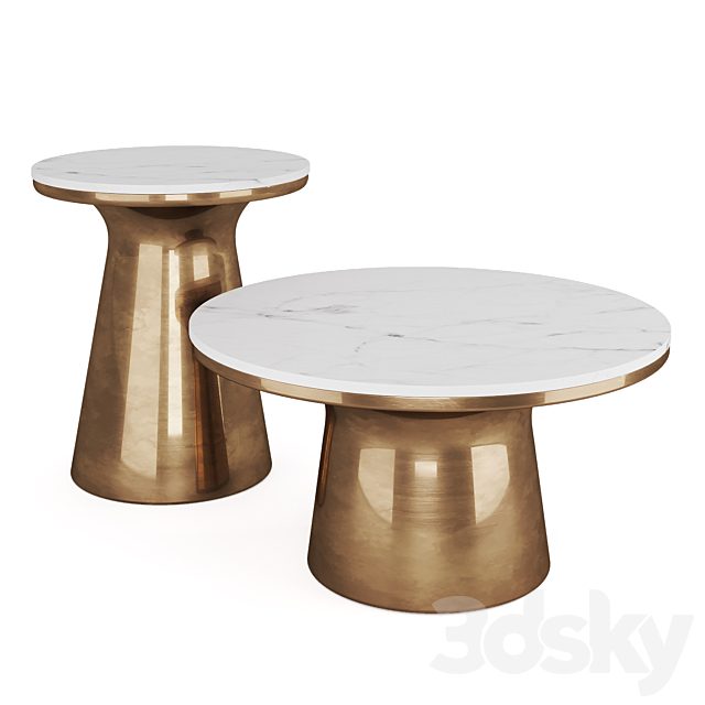 Dantone Home Set Coffee Table - Cork
