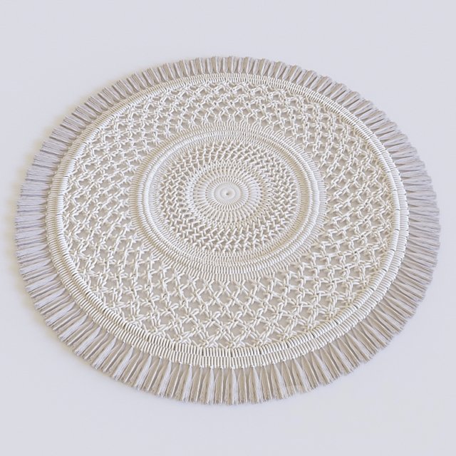 Carpet knitted