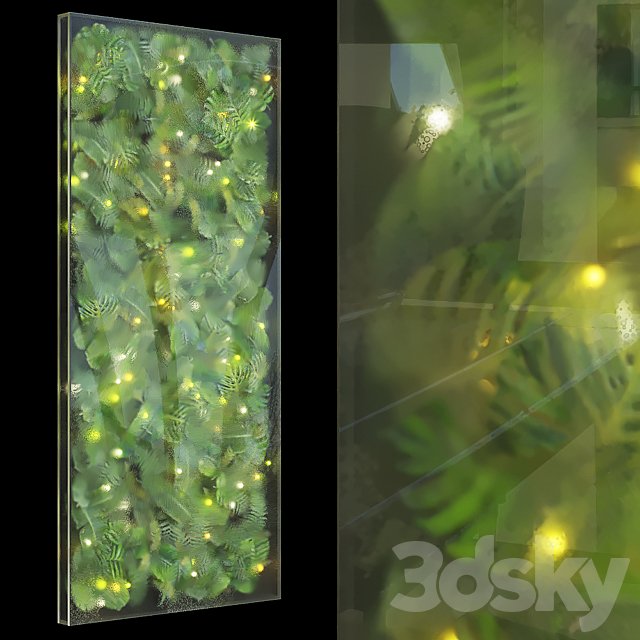 Decorative composition — phytomodule, sheet, Vargov®Design - LC0053