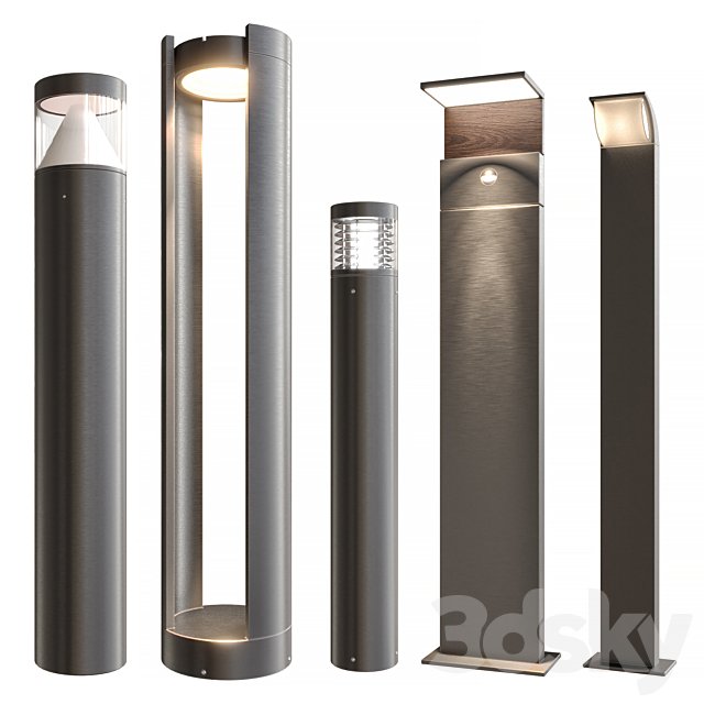 Lucande bollard lights