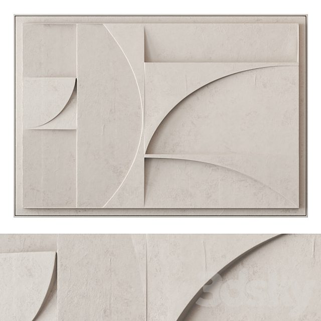 Extra large relief artwork