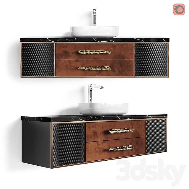 FIFTYFOURMS Hanging Cabinet Hennessy Single
