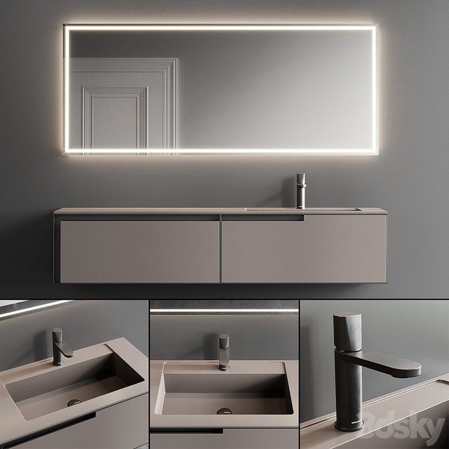 Antonio Lupi Design Atelier Vanity Unit Set 1