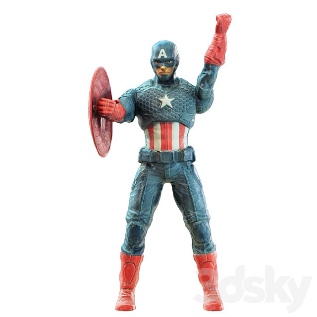 Toy Superhero Captain America