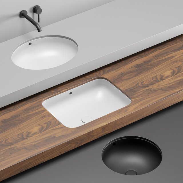 Cielo Undercounter Washbasin Set