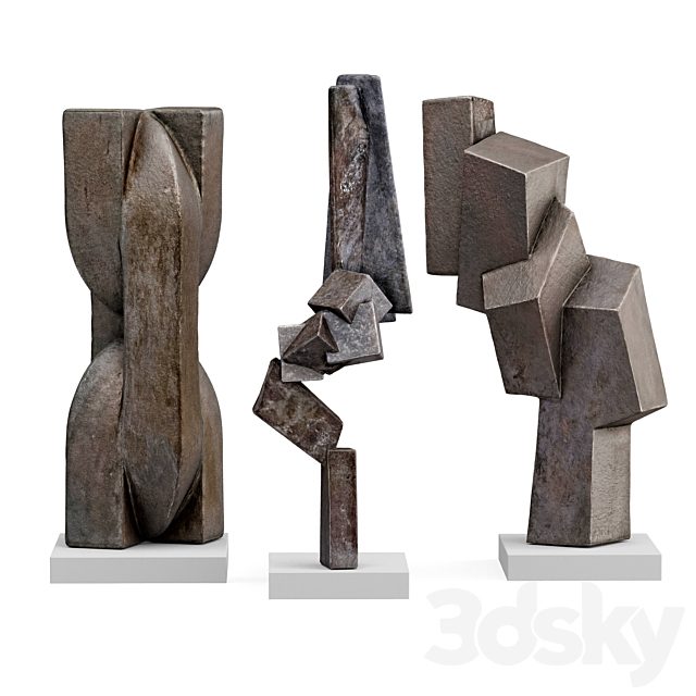 Metal geometric art