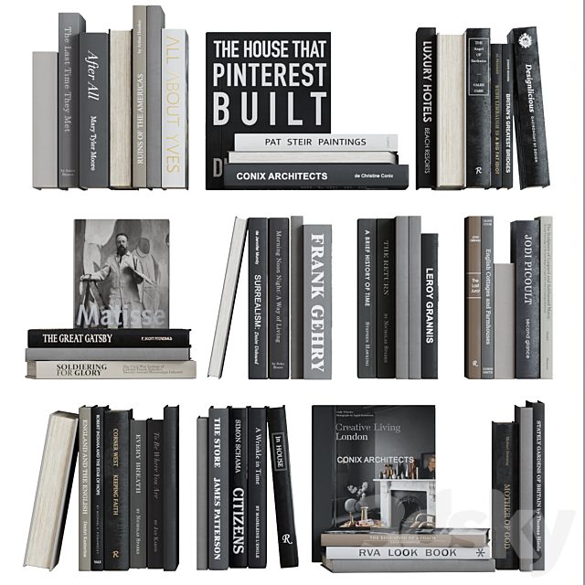 Book decor set 2