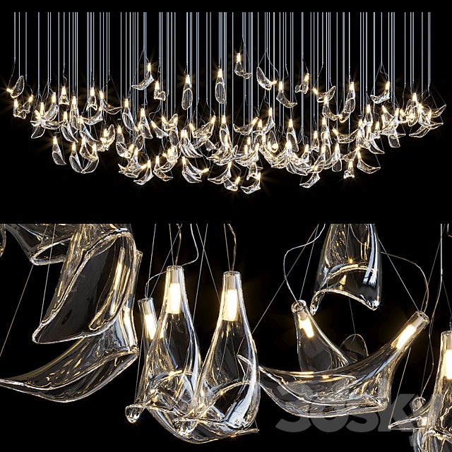 Lighting composition — bud, flower, Vargov®Design - LC0056