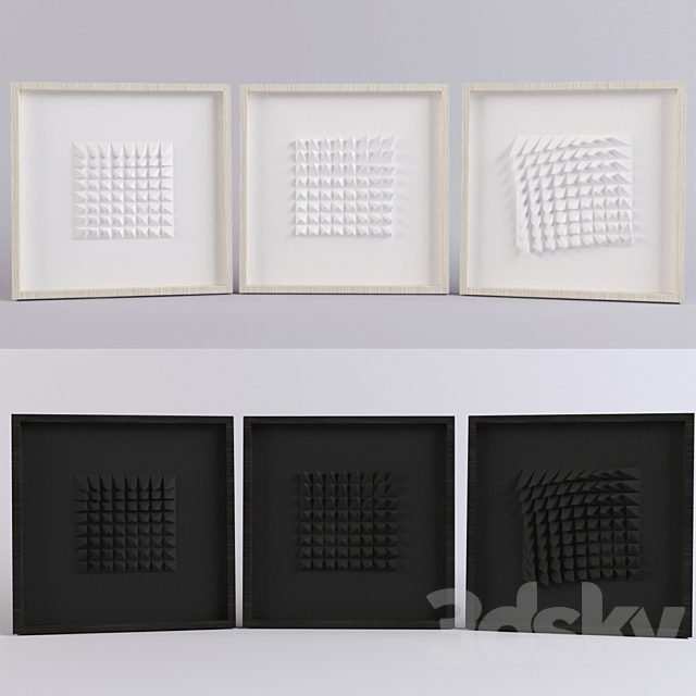 Paintings, Origami "EXTRACTION SERIES