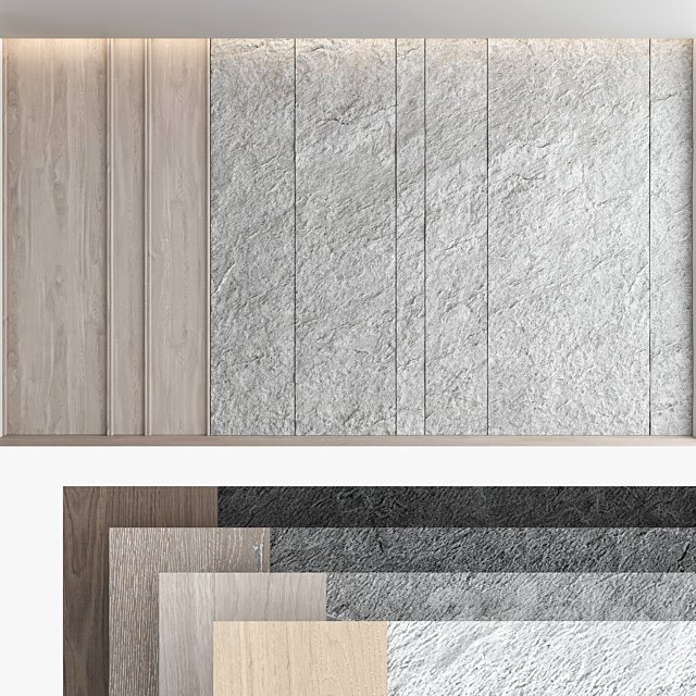 Decorative wall panel set 59