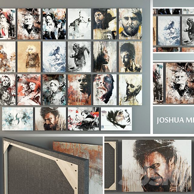 paintings by Joshua MIielis