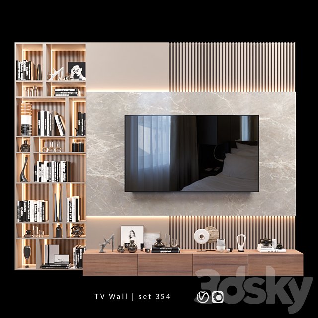 TV Wall | set 354