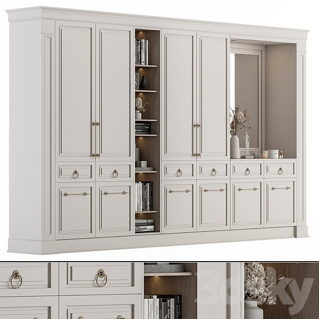 Hallway 22 - White and Wood Classic Set