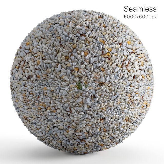 Seamless white pebble texture