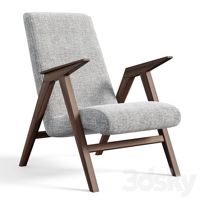 Bora wide armchair