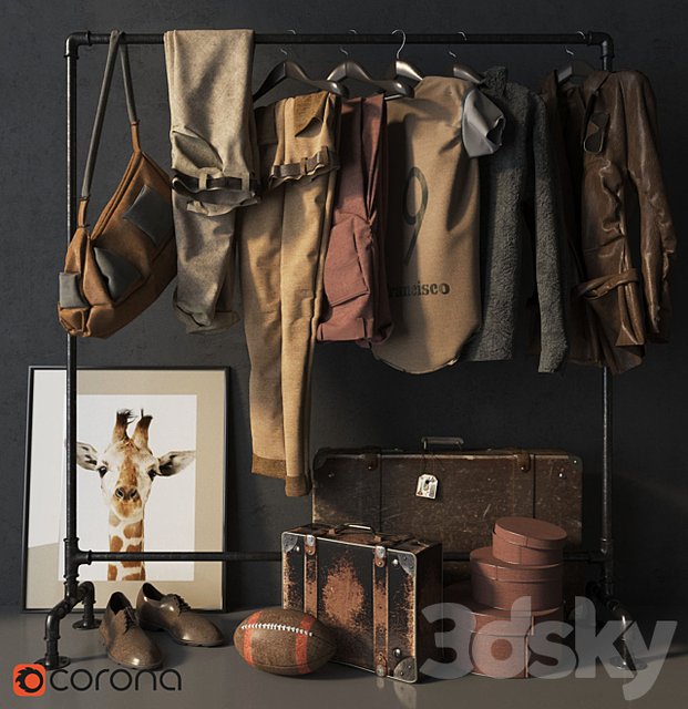 set of clothing for men B01